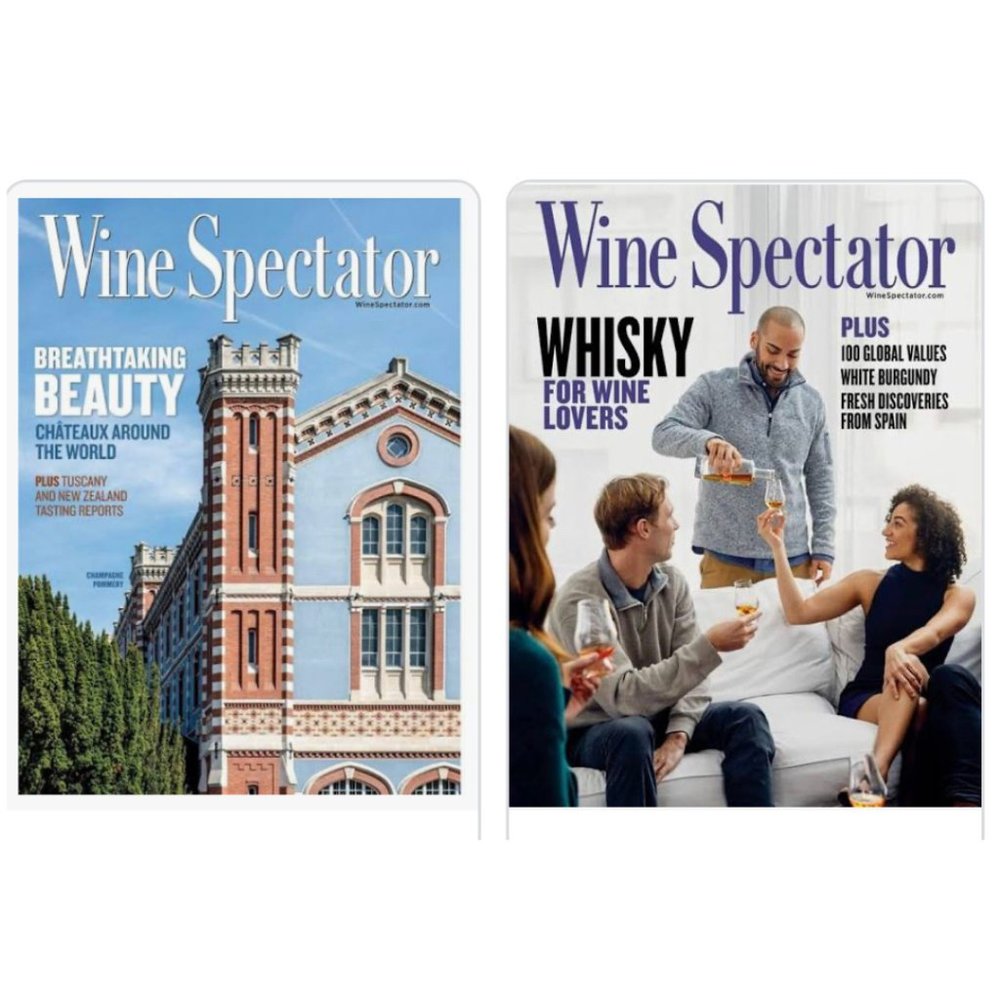 2 Wine Spectator Magazines October 15 & October 31 2023 NEW Chateaux